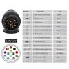 12V 13 Pin Anhänger Stecker Wasserdicht Anhänger 13 Pole Elektrische Stecker Verdrahtung Buchse Adapter Anhänger Abschleppen Zugfahrzeug RV