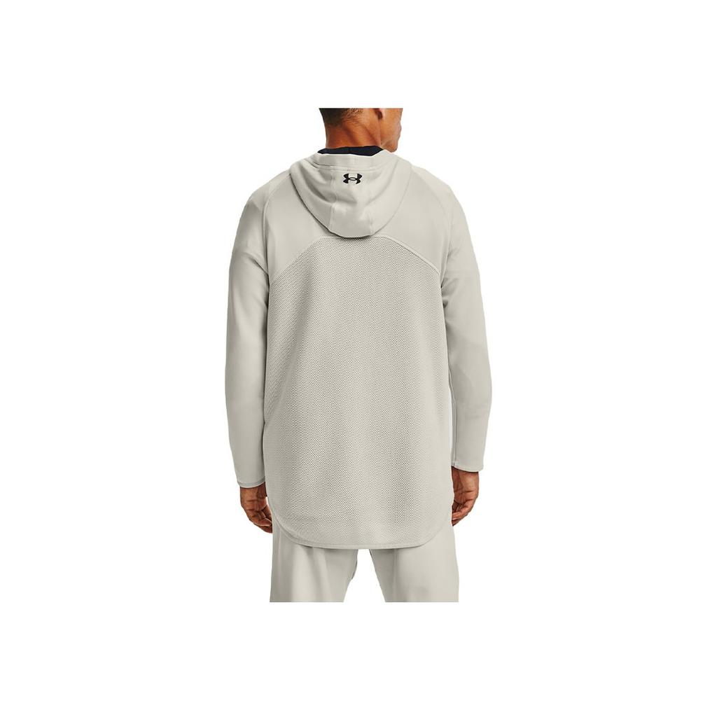 UA Curry Stealth Basketball Hoodie Jacket Men Jacket White 1356996-110