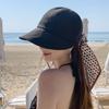 Horse Riding Hat Summer Sunshade Cap With Wide Brim Breathable Polyester For Women