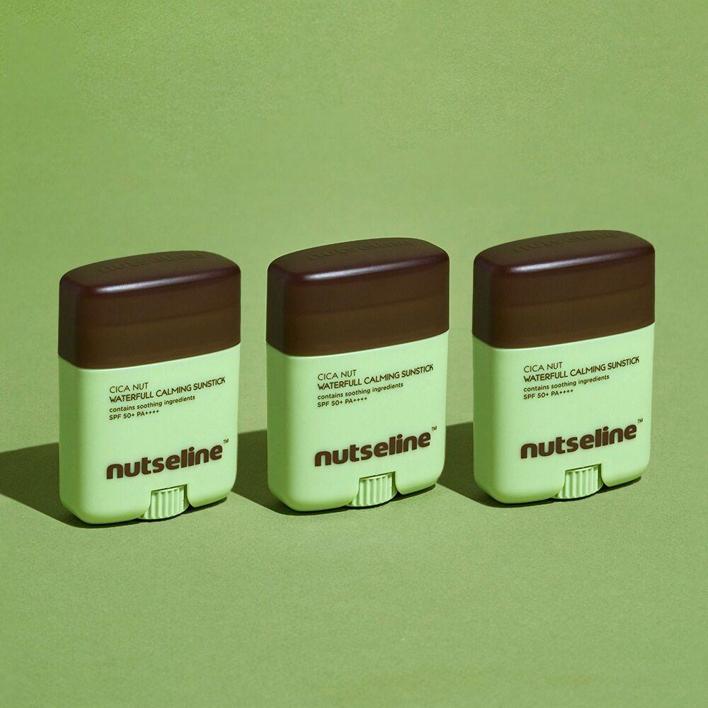 Nutseline Cica Nut Waterfull Calming Sun Stick SPF50+ PA++++ Soothing UV Protection 20g (purchase 3ea, 20% down, Cica Ample gift)