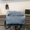College Style Couple Student Schoolbag Denim Lightweight Backpack