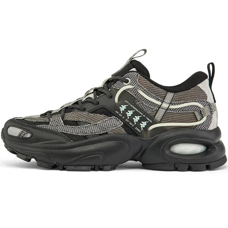 Kappa Textile , Synthetic Leather , TPU Coverage Low top Chunky Sneakers Unisex Black (Unisex) Chunky Sneakers K0CW5MM95 990