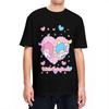 Little Twin Stars Retro Logo Valentine T-Shirt for Men Women Vintage Pure Cotton Tees Short Sleeve T Shirt New Arrival Tops