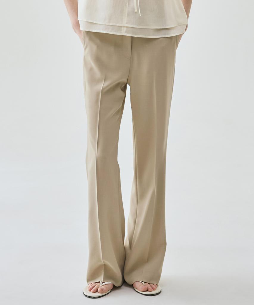 Deuloupisumeon Summer Slim Bootcut Slacks [Black]