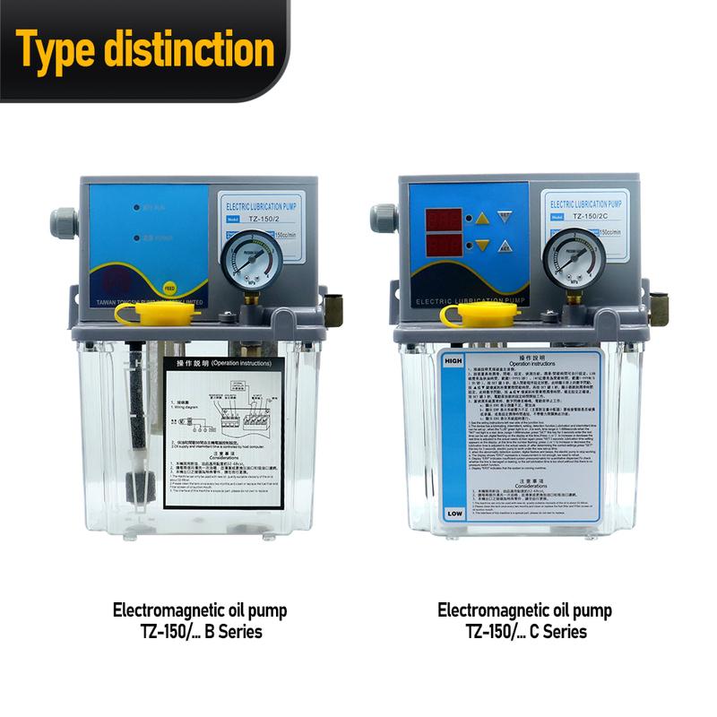 2L 3L 4L Smeerpomp Automatische Smeeroliepomp met Manometer Semi-automatische of PLC-besturing Voor CNC-draaibank
