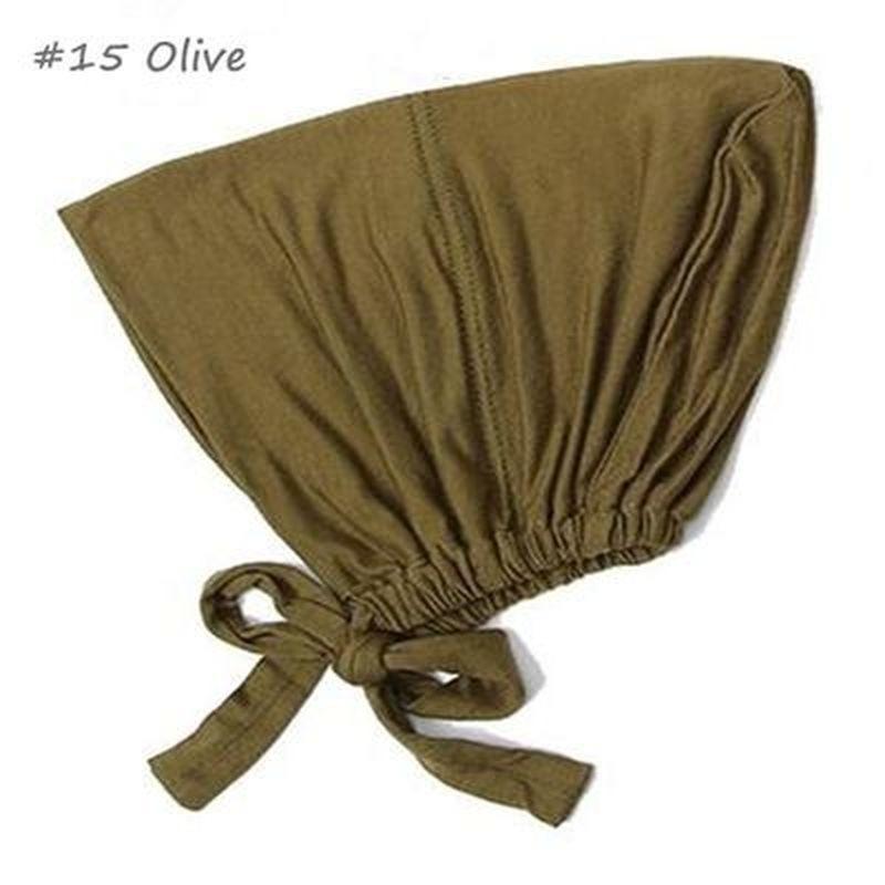 New Soft Turban Hat Inner Hijab Caps Underscarf Bonnet Hat Female Headwrap Turbante 2025