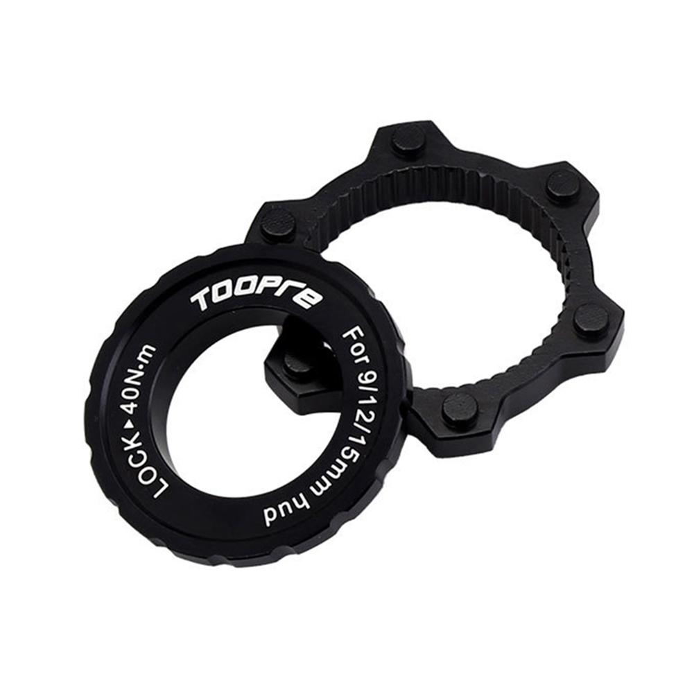 TOOPRE Bike Centerlock to 6 Hole Adapter Bike Hub Center Lock Conversion  6 Bolt Disc Brake Rotor Cycling Accessories