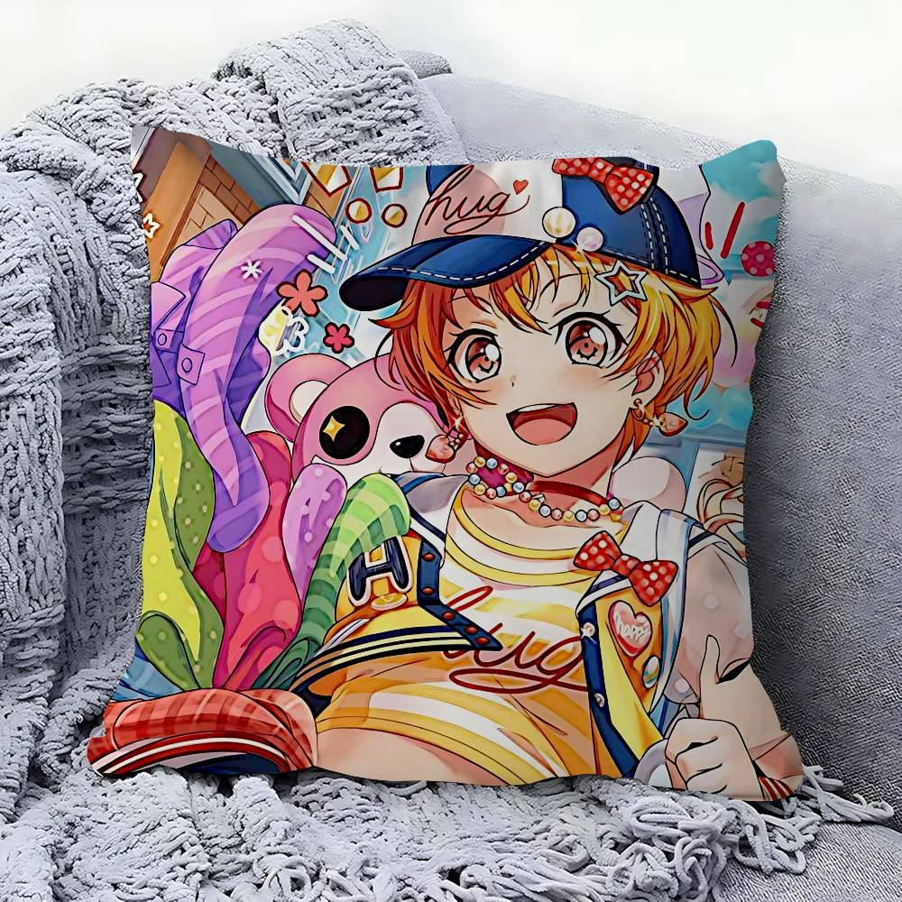 Anime H-Hagumi Kitazawa Personalized Pillow Cover Kids Bedroom Wild Party Decor Pillowcase Kid Birthday Shower Gift