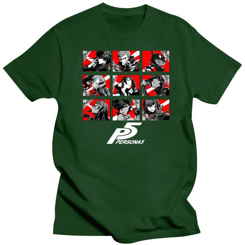 2023 100% Cotton O-Neck Custom Printed Tshirt Unisex T Shirt Persona 5 - Phantom Thieves - Persona 5 Women T-Shirt