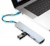 מתאם רכזת USB-C 8 ב-1 RJ45 100Mb/s HDMI 4k USB 3.0 עבור Windows/Mac/Steam