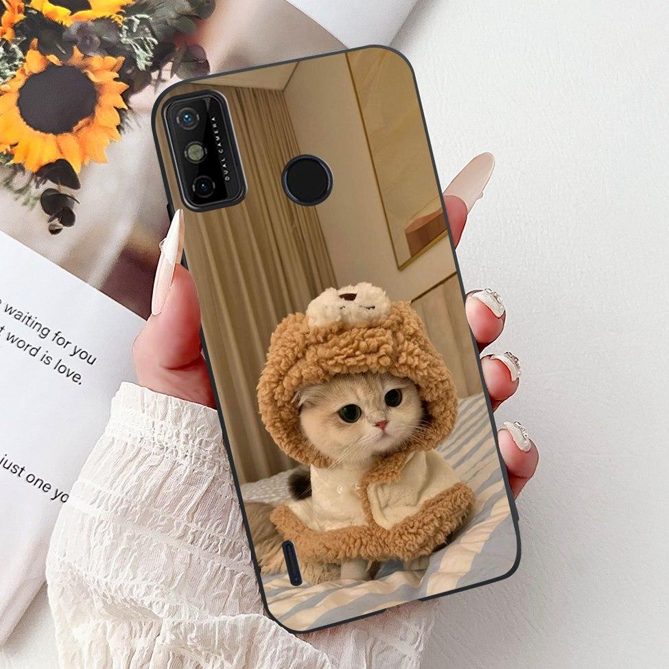 For Tecno Spark 6 Go KE5j KE5k Case For Tecno Spark Go 2020 KE5S Cover Silicone Cute Fashion Flowers Funny Painted Back Cover