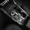 LHD! Car Accessories For Ford Explorer 2024 Carbon Fiber Printed Interior Gear Box Panel Cover Trim 2pcs