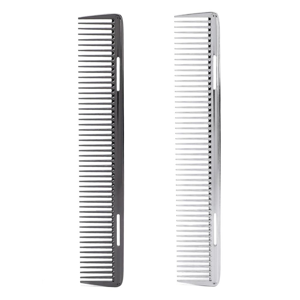 Grzebień fryzjerski Profesjonalny z drobnymi zębami Zapobiega ciepłu Metalowy aluminiowy do salonu Domowego strzyżenia Stylizacji Włosów