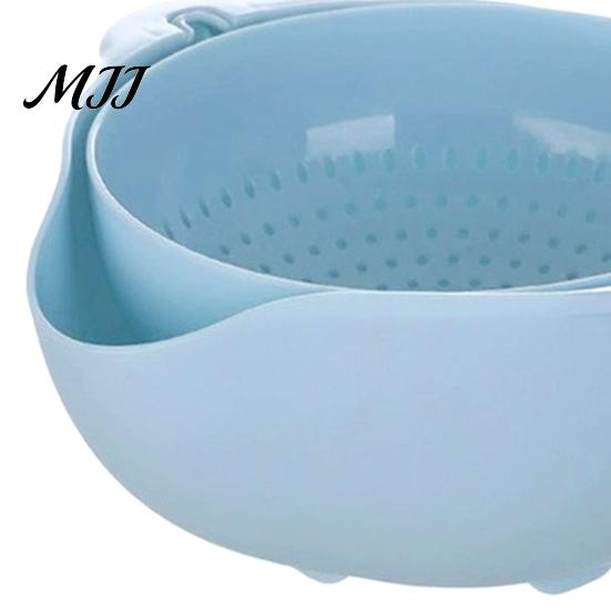 Detachable Drainer Bowl Double Layer Vegetable Washing Basket, Multifunctional Draining Fruit Plastic Strainer for Kitchen & Colander, Sink Gadget