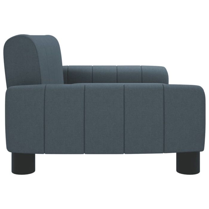 VidaXL Canapé pour enfants gris foncé 70x45x30 cm tissu 3196270