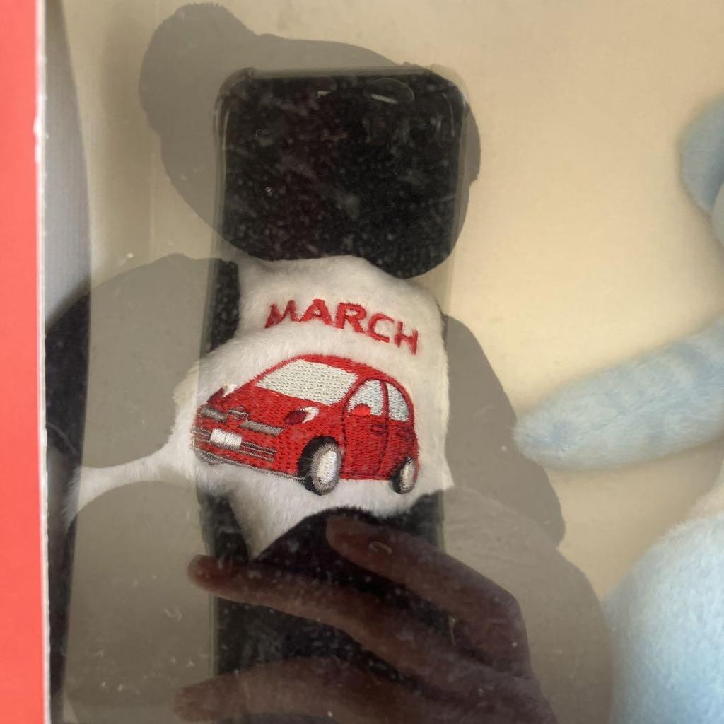 [USED] Nissan March Cube Teddy Bear (Not for Sale)