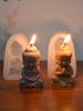 Little Buddha candle silicone mold DIY Amitabha Buddha shape Chinese elements hand-made candle mold