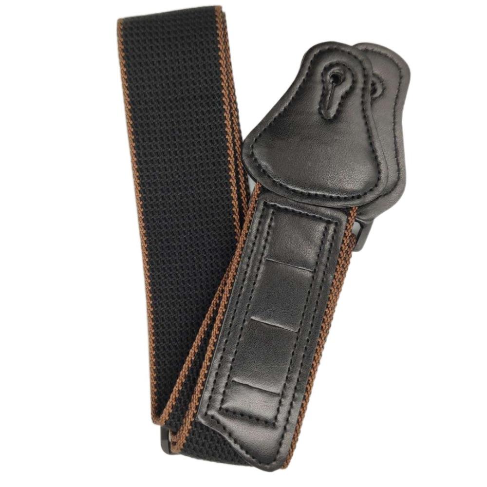 Pure Cotton Bass Ukulele Belt with Guitar Pick Bag Personality Guitar Straps  Music Instrument