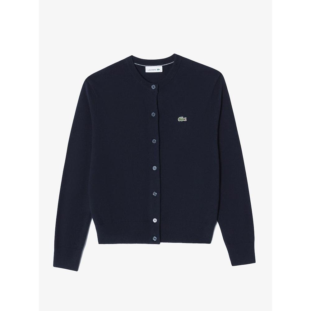 

LacoSte Women S baSic Crewneck Cardigan Af112e 54n Hde q2nAf112e 54nHde