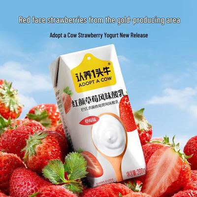 Renyangyitou Niu Strawberry Yogurt