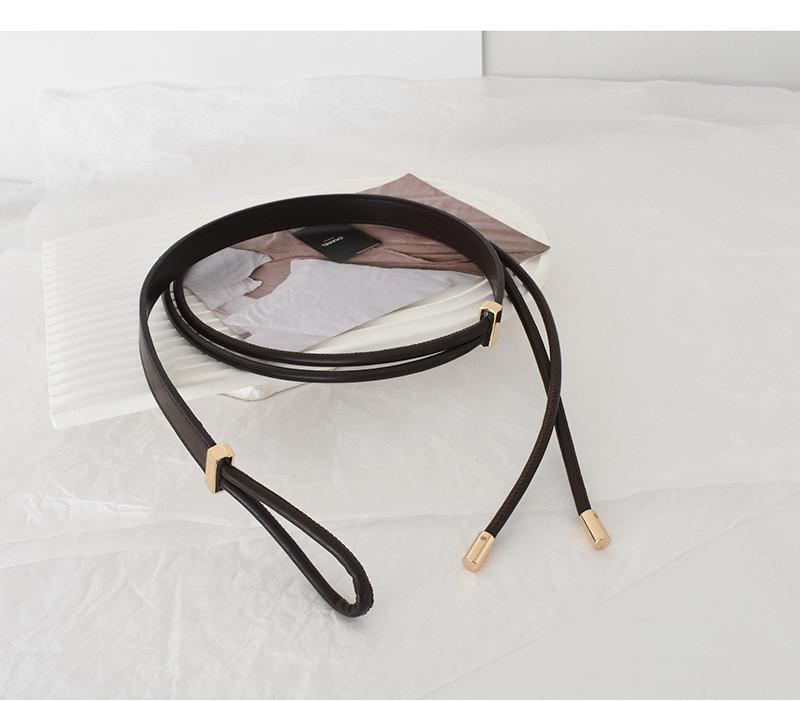Stylish Faux Leather Knotted Belt For Women Perfect For Coats Sweaters Dresses And Down Jackets