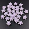 10pcs Acrylic Necklace Bracelet for Jewelry Fashion Handmade DIY Material Earrings Marking Matte Core Pentagram Beads