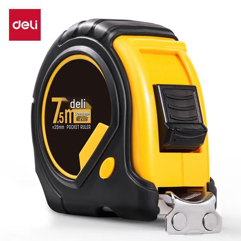 Deli 7.5m Locking Steel Tape Measure