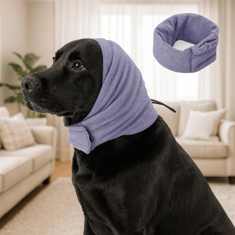 Anti-Noise Noise Reduction Dog Calming Earmuff Anti-fright Keep Warm Dog Soothing Headgear Soft Elastic Dog Ear Muffs Bathing
