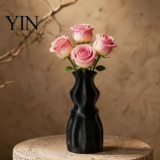 Creative Interior Decoration 3D Printed Flower Vase, Modern Decorative Minimalist Container, Eco Friendly PLA Table Decor Floral Arrangement