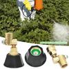 Brass Rotatable Sprayer Nozzle Pest Control Gimbaled Nozzle  Agricultural Gardening