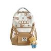 Schoolbag cute cartoon bear milk whirring primary school backpack first and second grade cartoon children's fun contrasting color splicing backpack