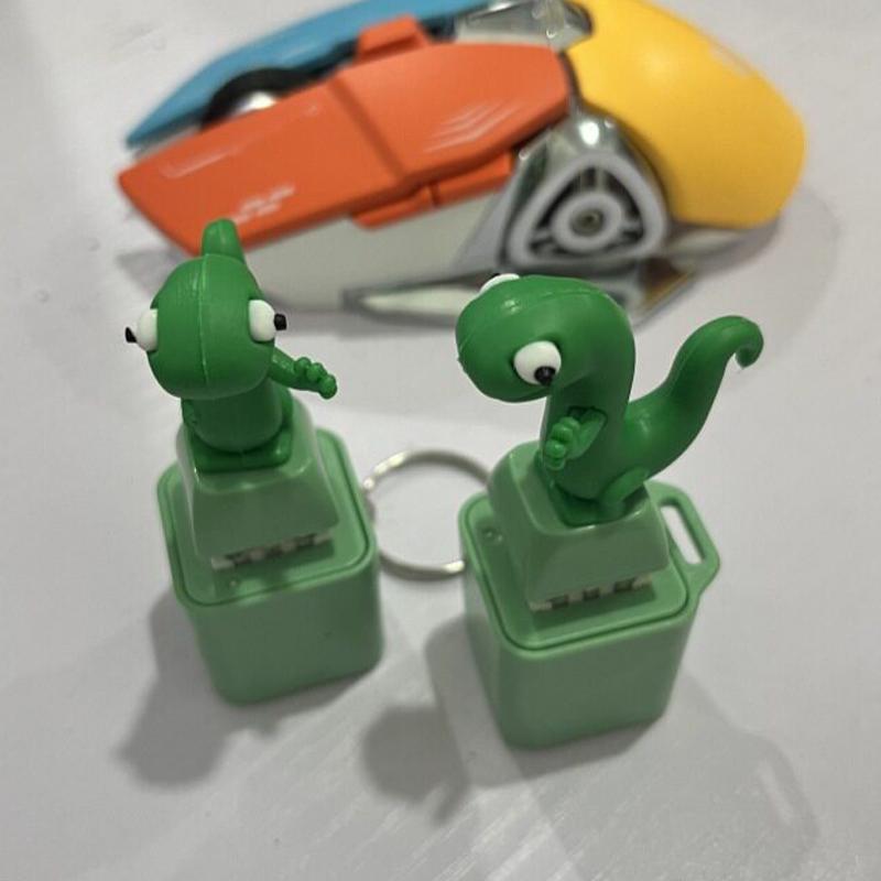 Beaver Keychain Decompress Hoppers Keyring Click Keyboard Keychain Hanging Pendant Make Sound Keyring