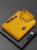 Men's High-Quality Embroidered Non-Iron Short Sleeve Polo Shirt - Casual Business Summer Top