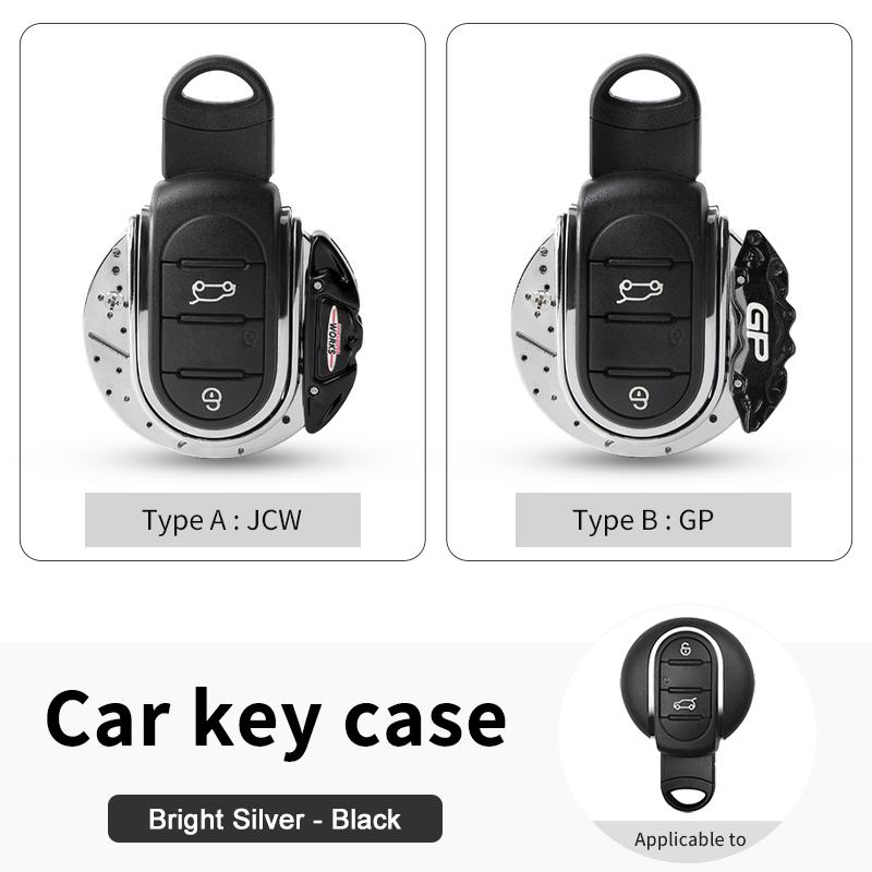Metal Calipers Car Key Cover For Mini Cooper S Jcw F56 F60 F55 F54 F57 Clubman Countryman Key Case Key Chain Car Accessories