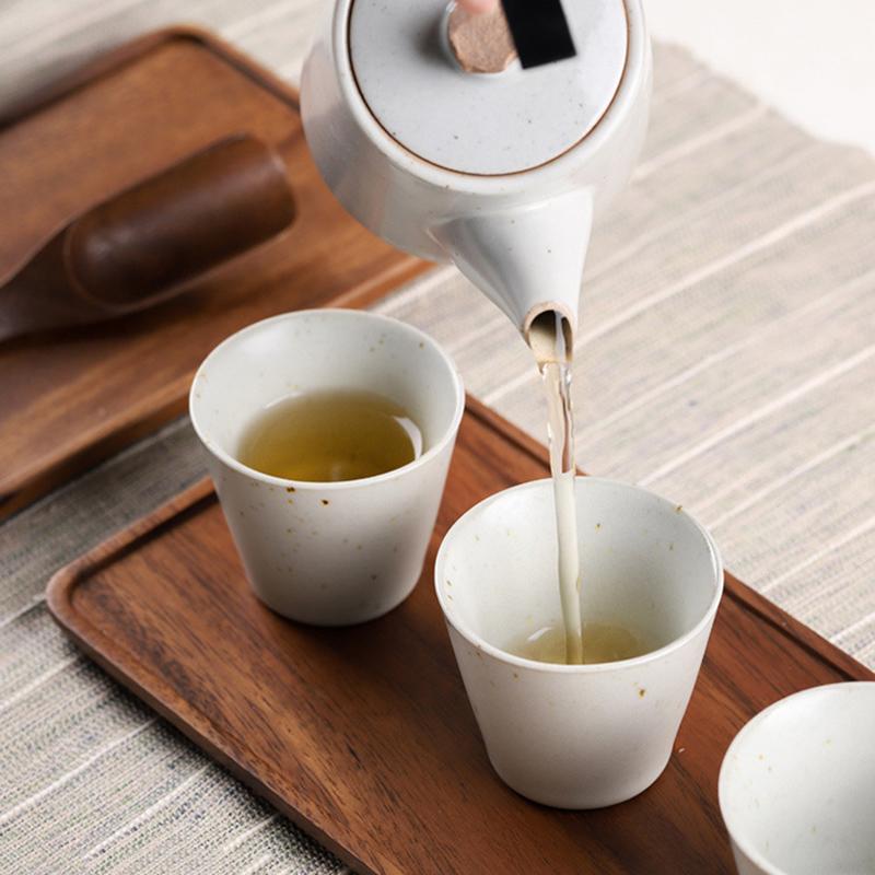 

Good-Acacia Wooden Tray, Solid Wood Wooden Afternoon Tea Tray, Fruit Tray, Coffee Shop Simple Snack Tray