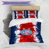 Bahia Fc Crest Emblem Printed Pattern Duvet Cover Set – Includes 1 Duvet Cover and 2 Matching Pillowcases Bedroom Decor Christmas Gifts