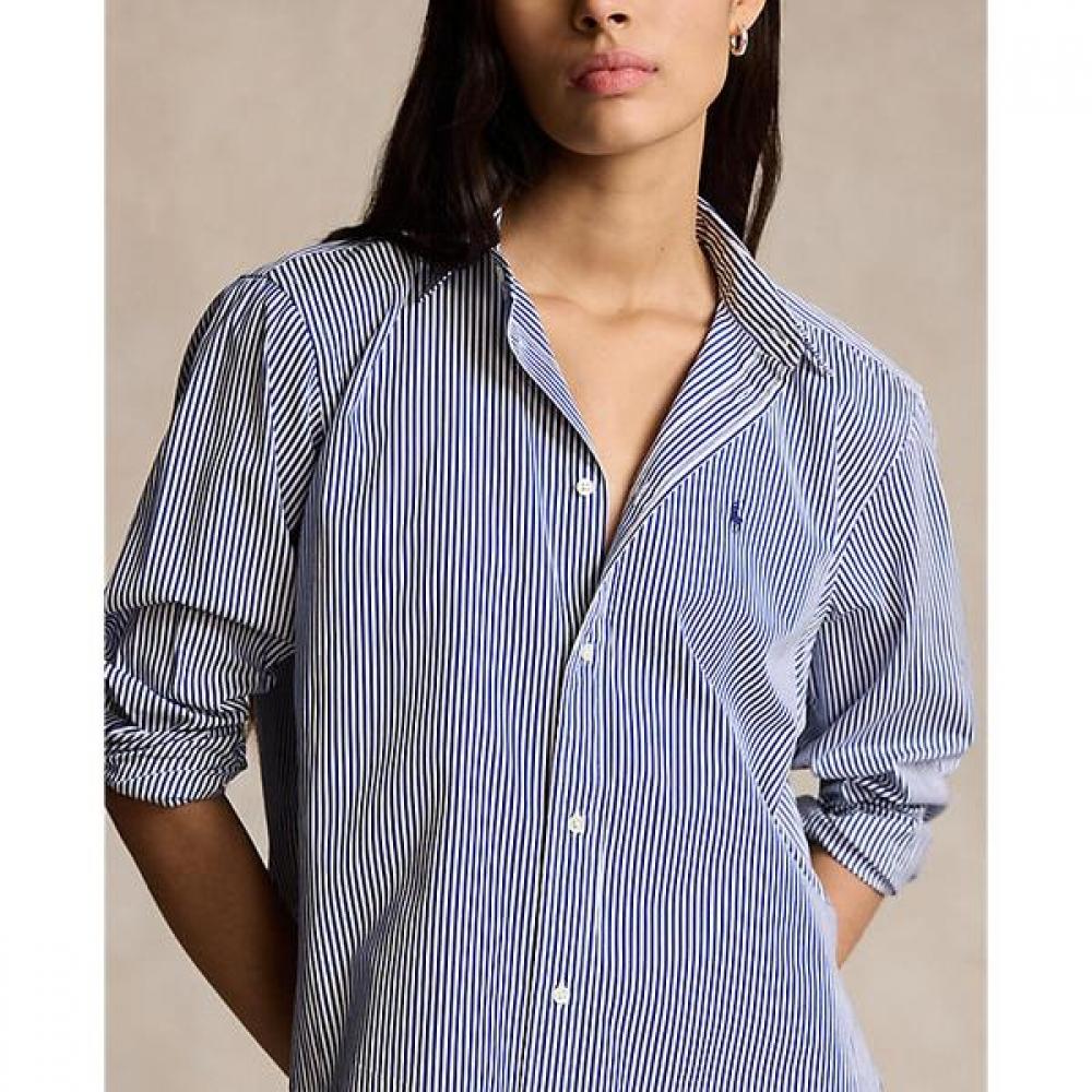 Polo Ralph Lauren Women S Striped Cotton Shirt  wmpoShtndo20325100 