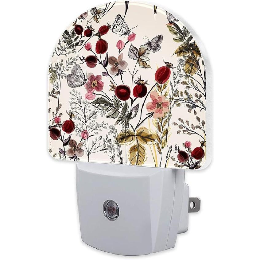 Christmas Tree With Snowman Night Light for Kids,Winter Holiday Snowman Night Light Plug In with Dusk To Dawn Sensor,0.5w Energy Saving Nightlight