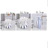 European Style Ceramic Amphora Striped Vase Hydroponic Flower Arrangement Container Living Room Dining Table Floral Vase Gifts