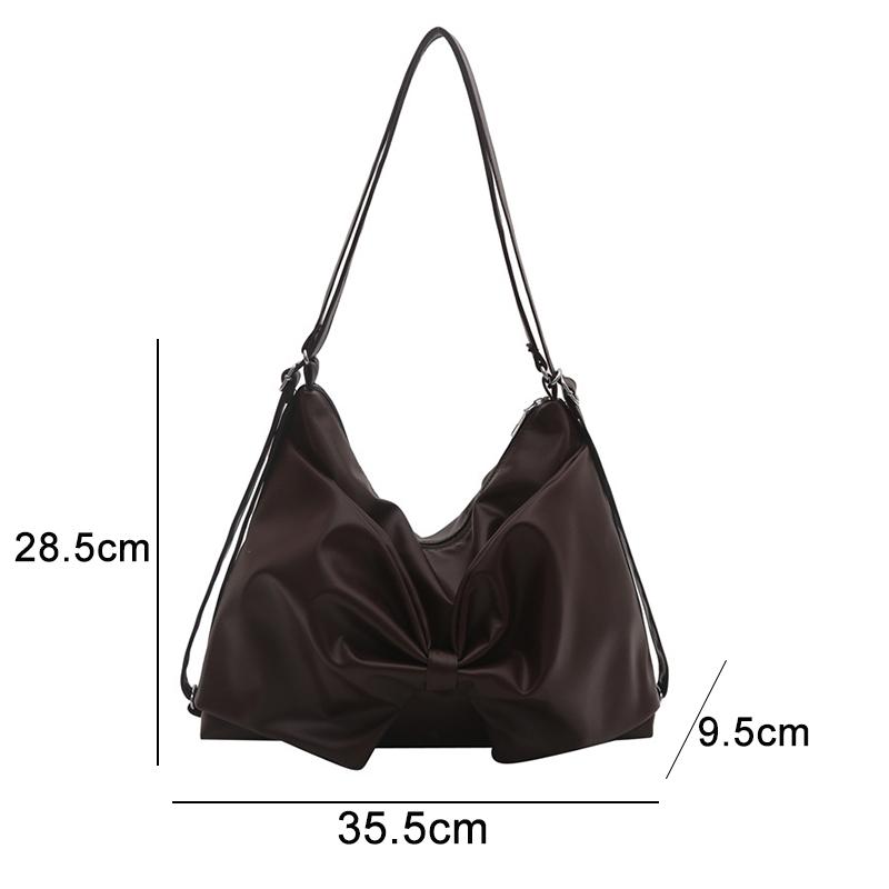 Women's Large Capaci Backpack PU Leather Casual Crossbody Bag Faionable Korean Single Shoulder Bag High-end Soft Texture New