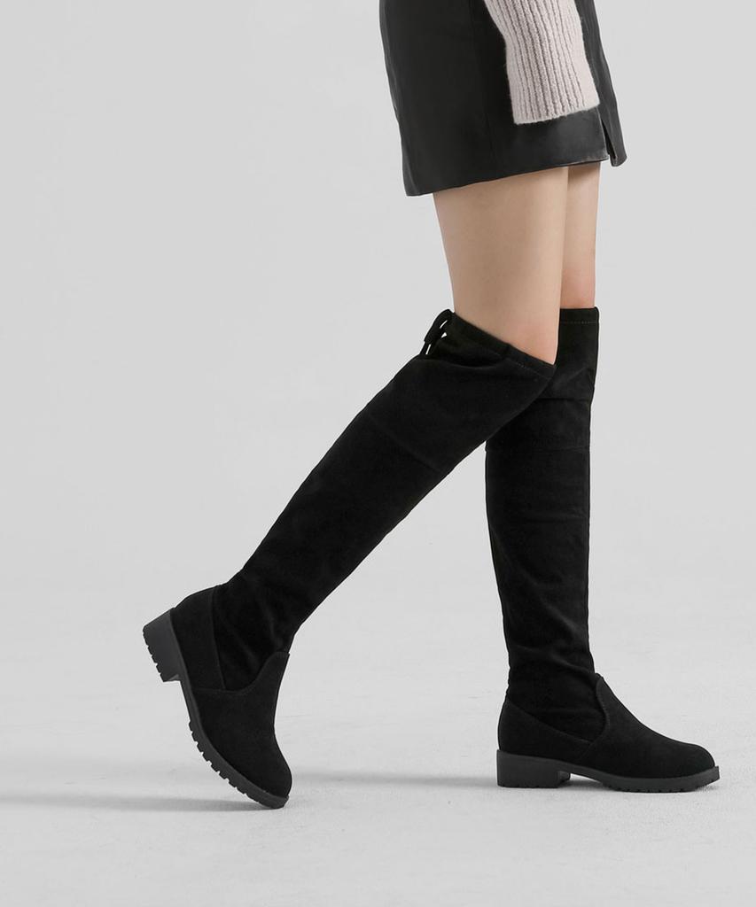 Chaakan Ivan Fur-Lined Knee-High Long Boots Blsdr4E235