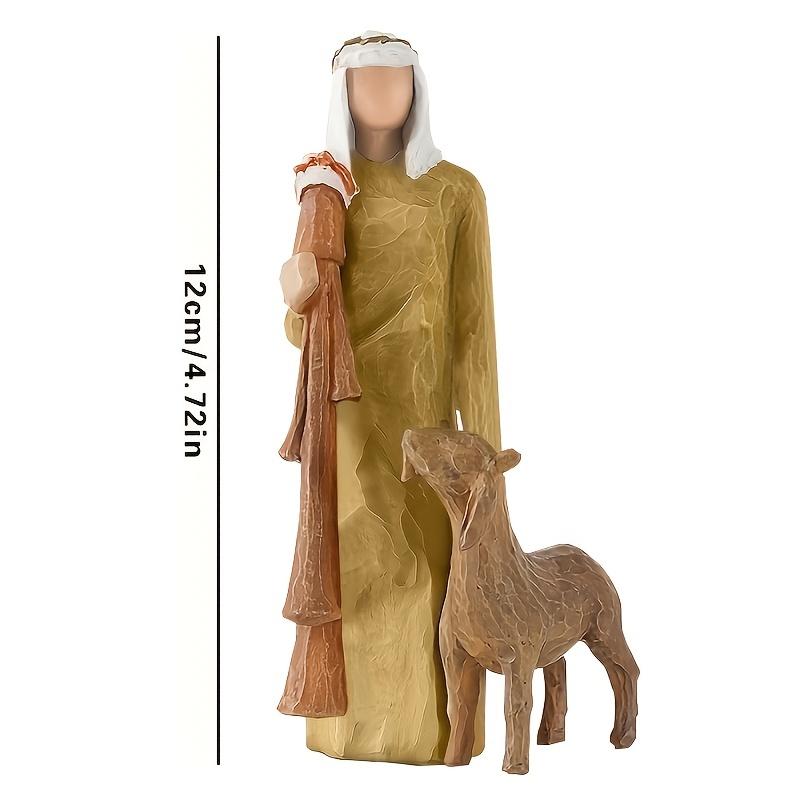 Christmas Character Statue Collection Sculpture Handdrawn Christmas Zan Pognaro BibleMagi Holiday Christmas Wedding Gift