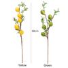 Green Plants Artificial Lemon Branch Plastic Fake Plants  Restaurant Hotel Decoration