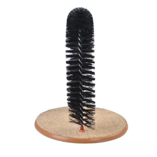 2-in-1 Cat Arch Self Groomer Cat Face Back Scratcher for Deshedding Self Grooming Massage Brush with Scratching Pad for Indoor Cats