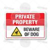 No Dogs Allowed Metal Sign Beware of Dog Private Property Warning Plaque Alert Dog-Free Zone Security Keep Dogs On Lead