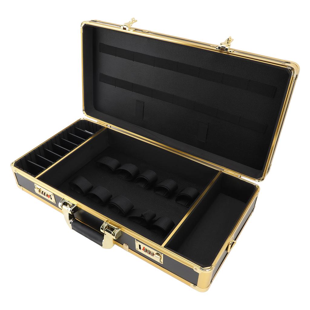 Hair Stylist Organizer Case 3 Digit Security Number Lock Portable Barber Supplies Case