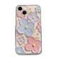 Pink Purple Flower Is Suitable for Iphone17pro Mobile Phone Case Apple 16 Bracelet 14 Space Case 13promax New 15X.