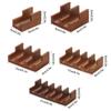 1/2/3/4/5 Slots Wooden Sushi Rack U-shape Japanese Style Sushi Serving Tray Multi Purpose Innovative Sushi Maker Holder Home