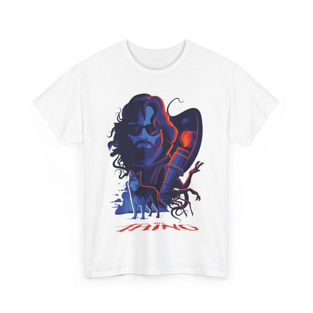 John Carpenter Věc Film 100% Bavlna Tričko Pánské Trička Top Unisex Těžká Bavlna Tričko