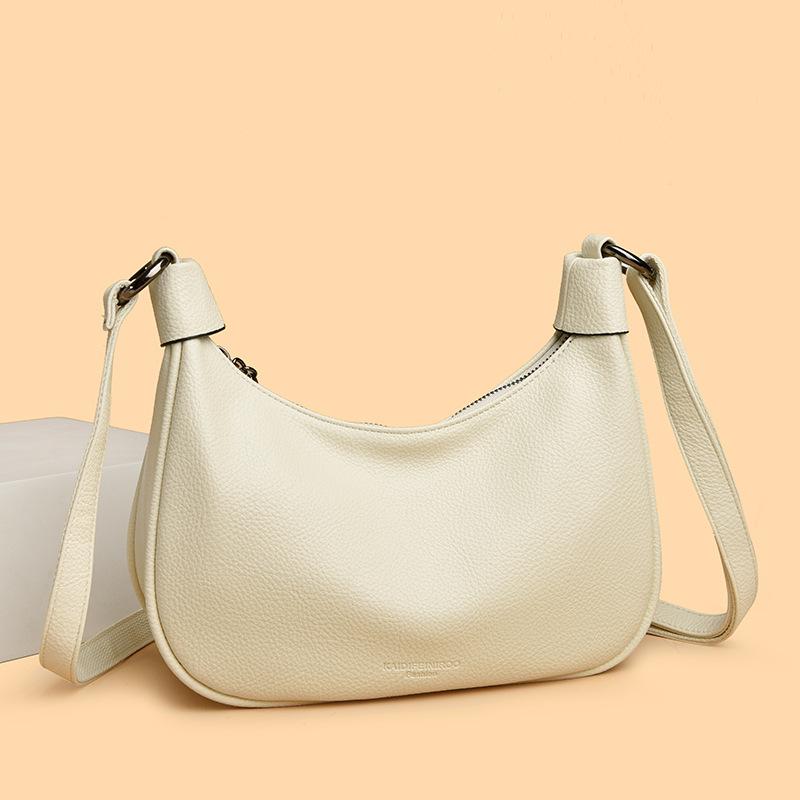 Niche Design Crescent-shaped Bag Semi-round Bag Single-shoulder Armpit Bag for Women Crossbody Single-shoulder Tote Bag